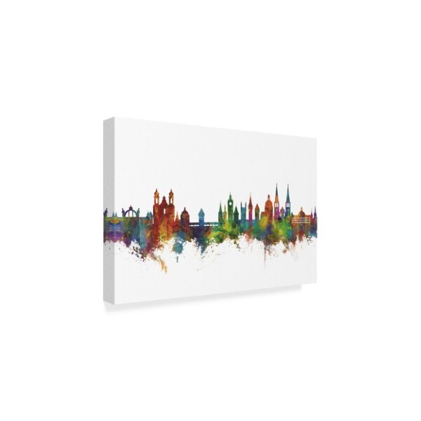 Michael Tompsett 'Lucerne Switzerland Luzern Skyline Ii' Canvas Art,22x32